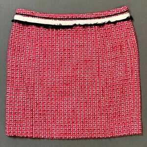 Tory Burch Pink Tweed Skirt NWOT